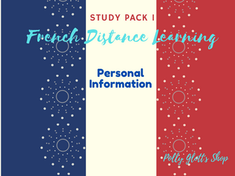 French Personal Information (Studio 1, Unit 1)