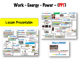 work energy power lesson