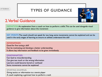 GCSE PE Guidance and Feedback Bundle