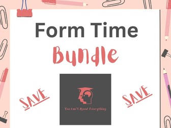PSHE Form Time Bundle 3