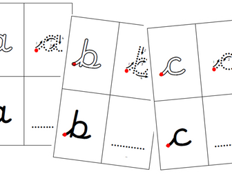 Cursive Handwriting Formation a-z