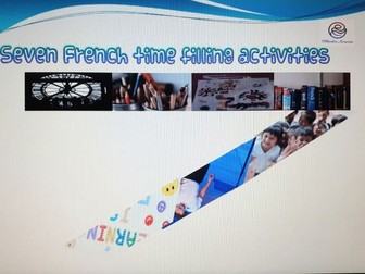 Seven French time filling activities