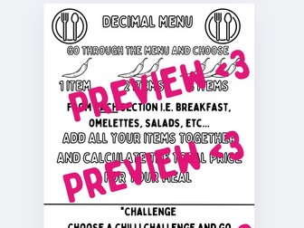 Money Decimal Addition and Subtraction real life application