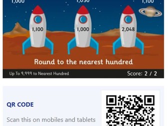QR codes for Maths and Numeracy games