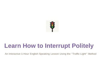How to Interrupt Politely in English