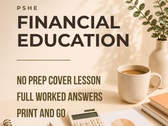 PSHE / Financial Education Cover Lesson: The True Cost of Auto Leases (No Prep)