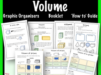 Volume Graphic Organisers