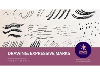 Drawing - EXPRESSIVE MARKS for Year 1