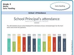 grade 4 data handling 17 worksheets from beeone books teaching resources