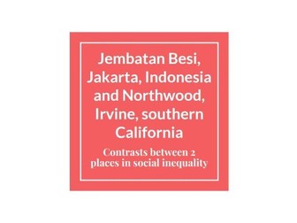 Case study Jembaton Besi VS Northwood California- Changing Spaces Making Places