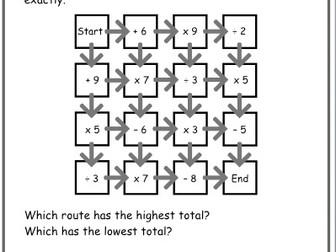 25 Maths Challenges for 5&6