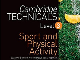 OCR Level 3 Cambridge Technical: Unit 1 Muscular System