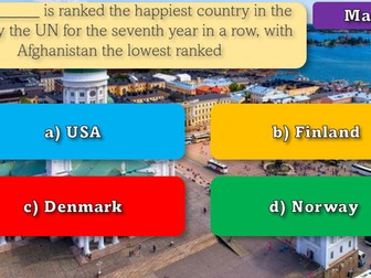 The Big Geography Quiz 2025