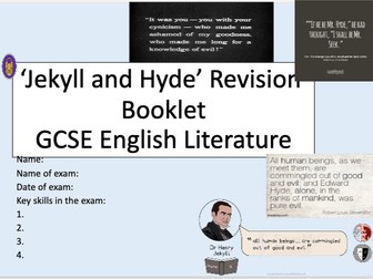 Jekyll and Hyde GCSE Revision Lesson/Booklet