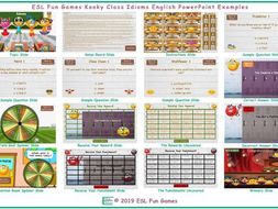 Idioms Kooky Class English PowerPoint Game