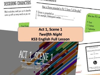 Twelfth Night, Act 1, Scene 1