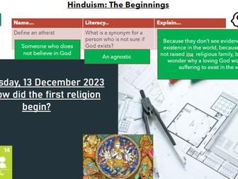 KS3 Hinduism lesson bundle