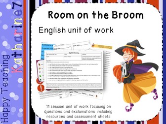 Room on the Broom - English Unit of Work