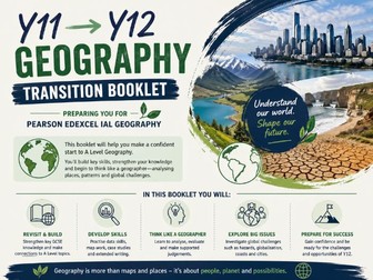 Y11-12 Pearson IAL Geography Transition booklet