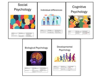 OCR Psychology Core studies booklets