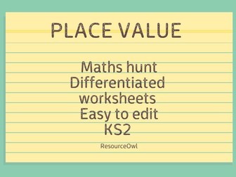 Place value hunt