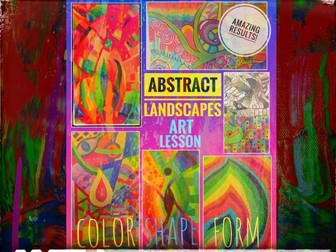 Art Lessons. Abstract Landscapes