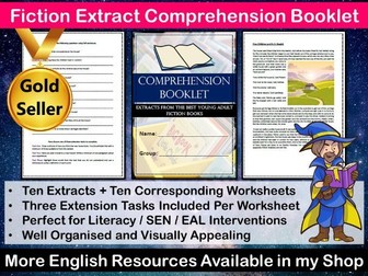Comprehension Booklet - Fiction Texts - SEN - Lower Ability - EAL - Home Learning