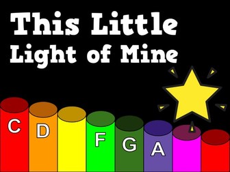 This Little Light of Mine -  Boomwhacker Play Along Video and Sheet Music