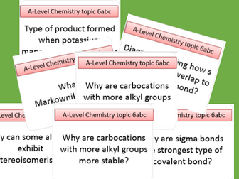 Edexcel chemistry topic 6abc flash cards