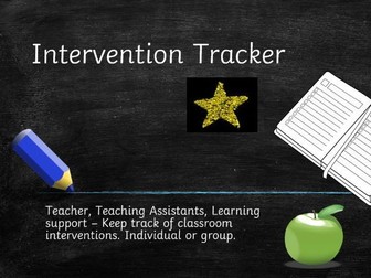 Intervention Sheet
