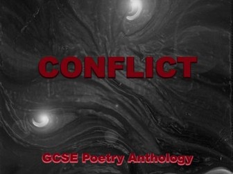 CCEA Conflict Poetry Anthology Revision/Study Guide