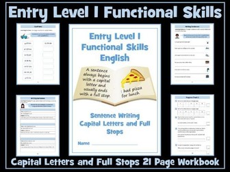 English Functional Skills Entry Level 1 Writing Workbook