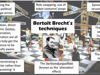 Drama Practitioner Bertolt Brecht 'Epic Theatre' PowerPoint/ 4 hours worth of lessons