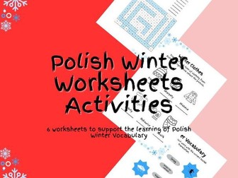 Polish Winter Worksheets Activity