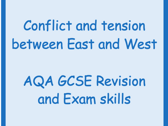 Cold War revision example answers AQA