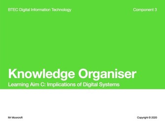 Knowledge Organiser: BTEC Digital Information Technology (DIT) (C3-LA-C)