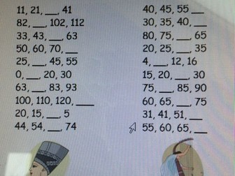 Number sequencing Early Years