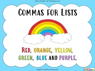 Commas for Lists 