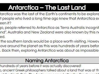 Naming Antarctica