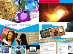 Computer Forensics ~ Criminal Law ~ Famous Cases + Quiz + Flash Cards = 100 Slides