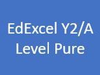 EdExcel A Level Pure Maths Year 2 - Student Chapter Booklets and Dr Frost Presentation