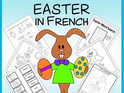 Easter in French - vocabulary sheets, printables, matching game