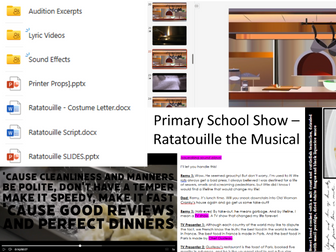 Year 6 Summer Show -Ratatouille the Musical