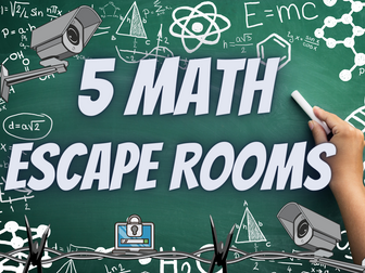 Maths end of term escape rooms