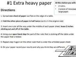 Properties of air and gases mini-station activities (5 stations)