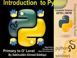 Introduction to Python 3.5/6 | Primary to O' Level Series 6