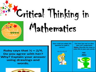 Critical Thinking in Mathematics: KS2