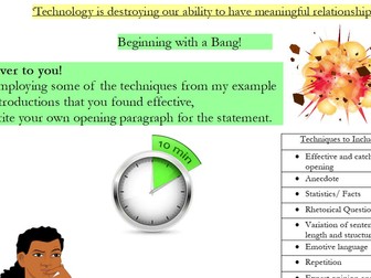 GCSE English Persuasive Writing Lesson