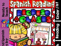 Spanish Reading - Regreso a Clases (BTS) - Guided Reading Passages - Level 1
