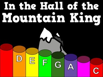 In the Hall of the Mountain King [Grieg] Boomwhacker Video and Sheet Music